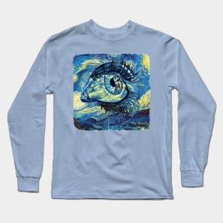 Vision Van Gogh Style Long Sleeve T-Shirt